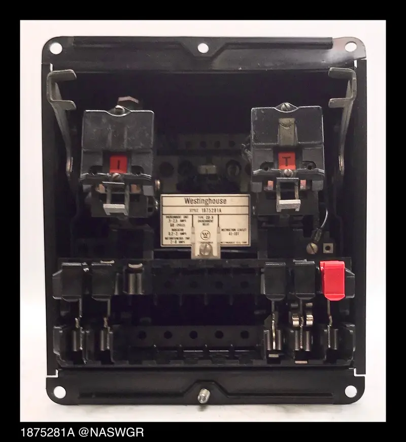 Westinghouse Co-9 (1875281A) Overcurrent Relay – Dual-Range (0.5A/2.5A) 1