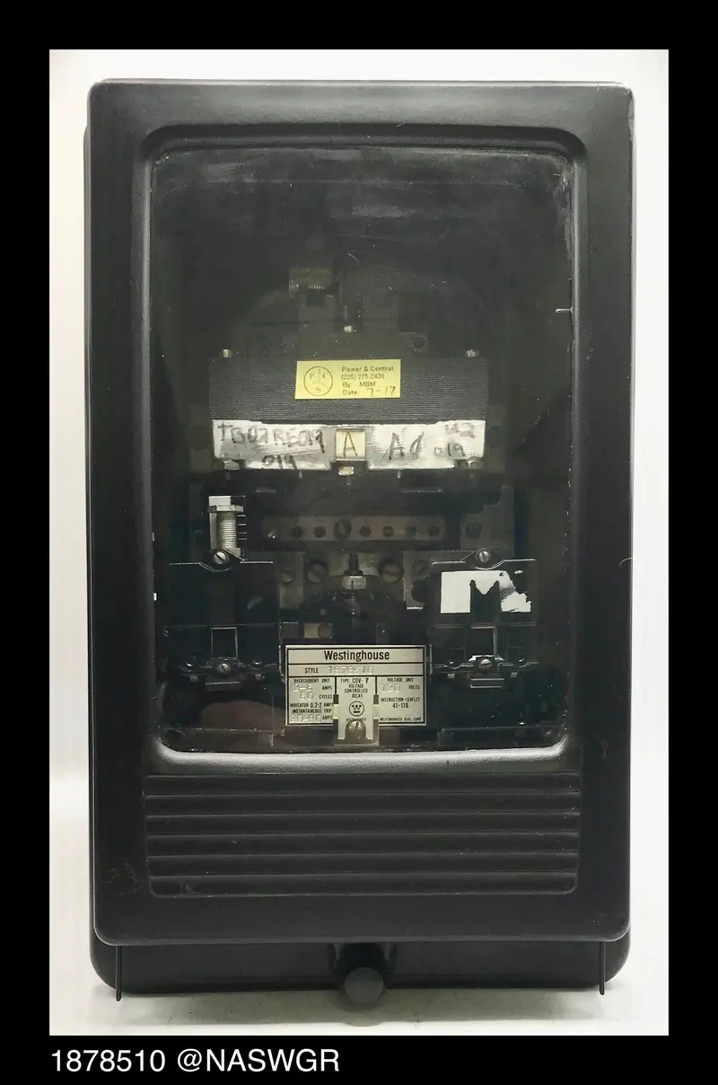 Westinghouse Cov-7-1878510 Voltage-Actuated Overcurrent Relay – Adjustable 2–6A, 120V Ac 1