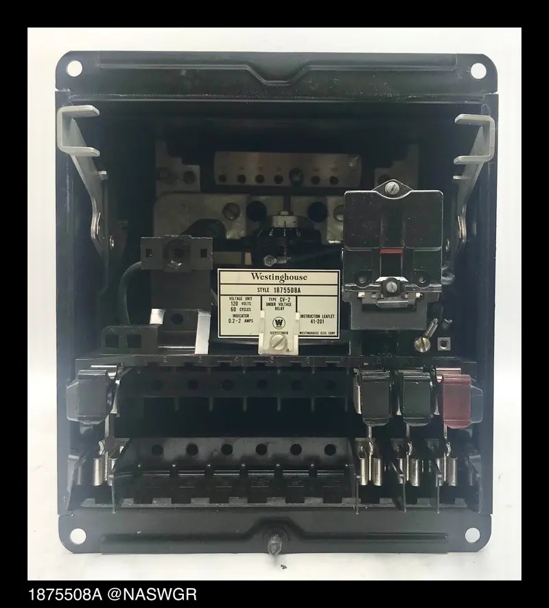 Westinghouse Cv-2 (1875508A) Undervoltage Relay – 120V, 60Hz 1