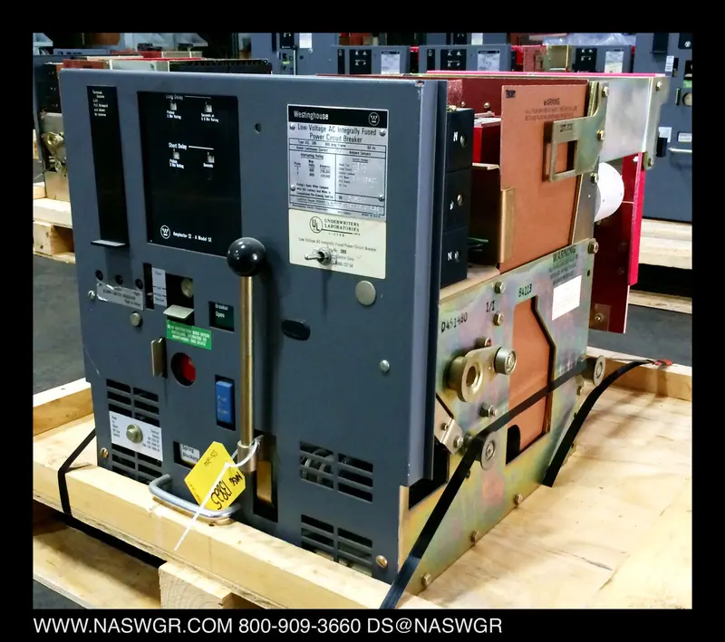Westinghouse Dsl-206 Circuit Breaker – 800A Frame, Electrically Operated/Draw-Out Design 1