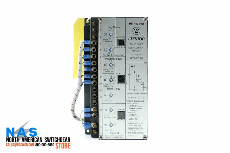 Westinghouse I-Tektor 6273C07G06 Solid-State Overcurrent Protector 1