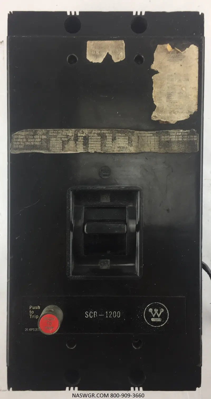 Westinghouse Scb-1200 Heavy-Duty Circuit Breaker — 1200A 1