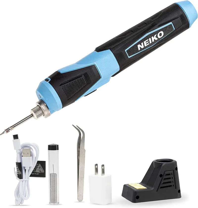 Wireless Usb-Rechargeable Soldering Iron Kit — Rapid Heat (356–750°F), Portable Mini Pen Design 1