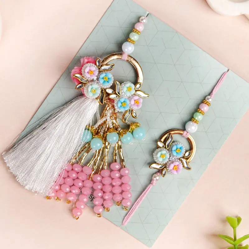 Wreath Of Love Rakhi Lumba Gift Set 1
