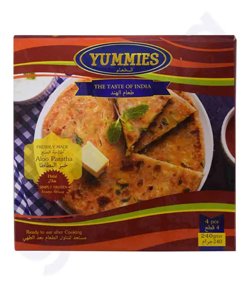 Yummies Frozen Aloo Paratha – 4 Pieces 1