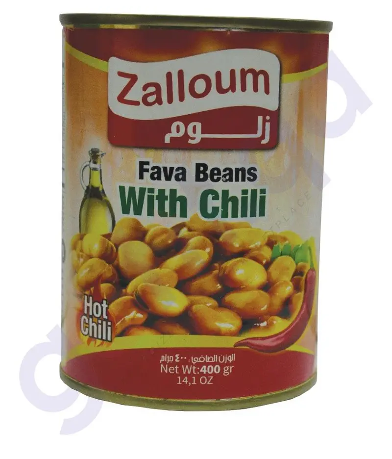 Zalloum Spicy Fava Beans | 400 G Jar 1