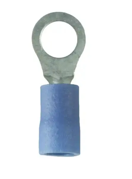 16–14 Awg Vinyl-Insulated Ring Terminal, #10 Stud Size 1