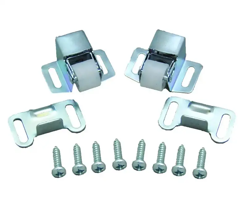 2-Pack 3/8-Inch Roller Catch Hardware For Cabinet Doors And Drawers 1
