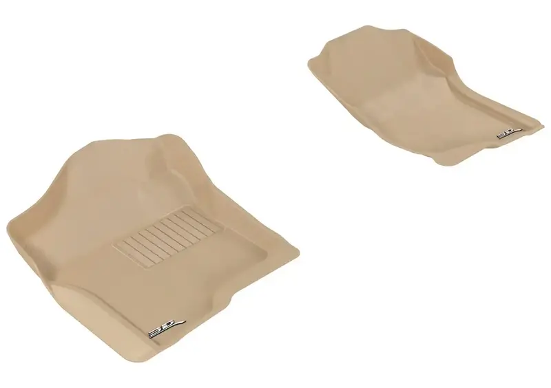 3D Maxpider L1Ch04711502 Kagu Tan Front Floor Mat Set (2-Piece) 1