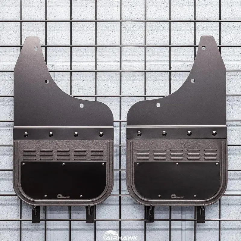 Air Hawk 1024Mf-Bpc Heavy-Duty Mud Flaps For 2015–2019 Chevrolet Silverado & Gmc Hd Trucks 1