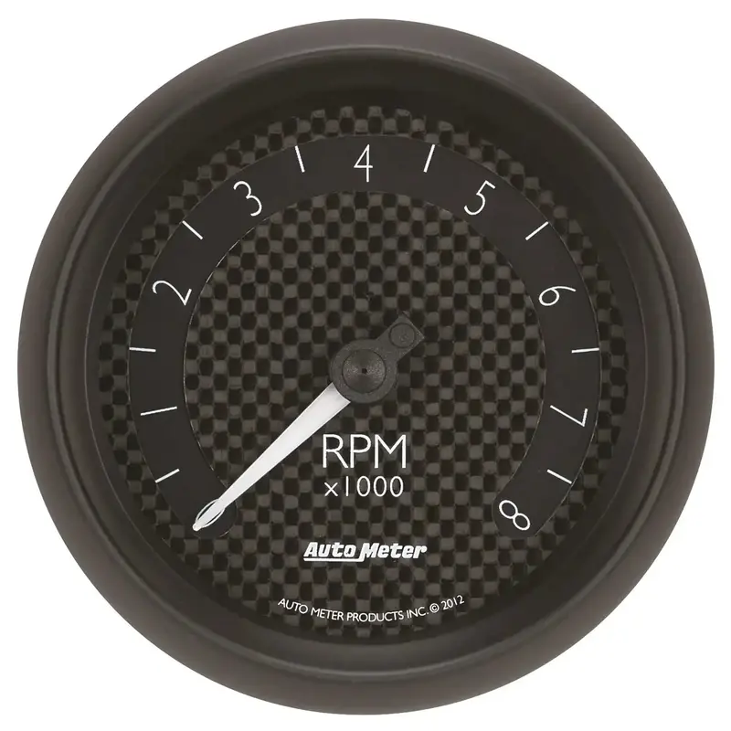 Autometer 8097 3-3/8 Inch In-Dash Tachometer – 8,000 Rpm Range, Gt Series Gauge 1