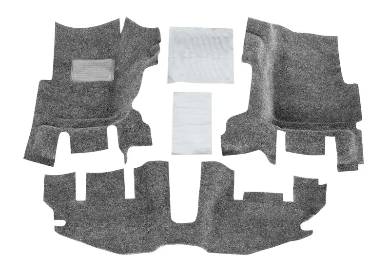 Bedrug Front 3-Piece Floor Liner Kit For 1997–2006 Jeep Tj/Lj (With Center Console & Heel Shields) 1