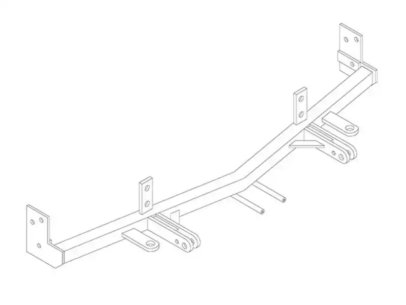 Blue Ox Bx2233 Tow Bar Base Plate – Includes Standard Attachment Tabs, 3,500 Lb Rating 1
