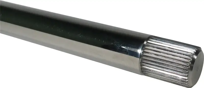 Borgeson 429276 Polished Stainless Steel Steering Shaft — 12.75", 3/4"-36 & 7/8" Splines 1