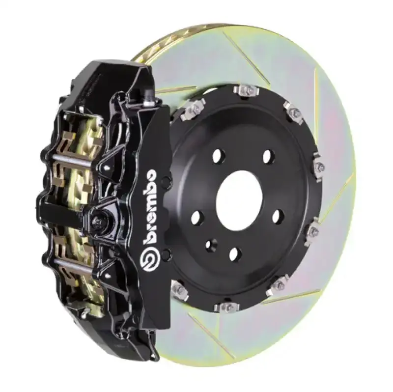 Brembo Front Gt Big Brake Kit – 6-Piston Calipers, 380X34Mm Slotted Rotors, Type-1 Black (2019+ Bmw 330I) 1