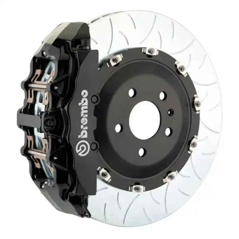 Brembo Front Gt Big Brake Kit – 6-Piston Calipers, 380X34Mm Slotted Two-Piece Rotors, Type-3 Black Finish (1996–2005 Ferrari 550/575, Excl. Gtc) 1