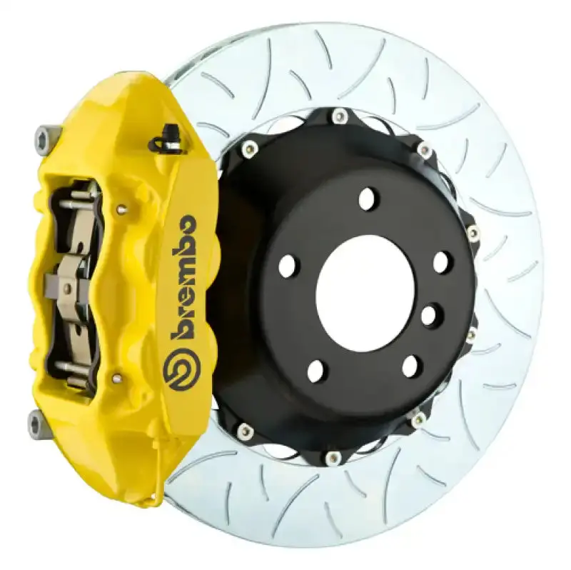 Brembo Front Gt Big Brake Kit For Scion Fr-S, Subaru Brz & Toyota 86 – 4-Piston Calipers With 345X28Mm Slotted Two-Piece Rotors (Type 3 Yellow Finish) 1