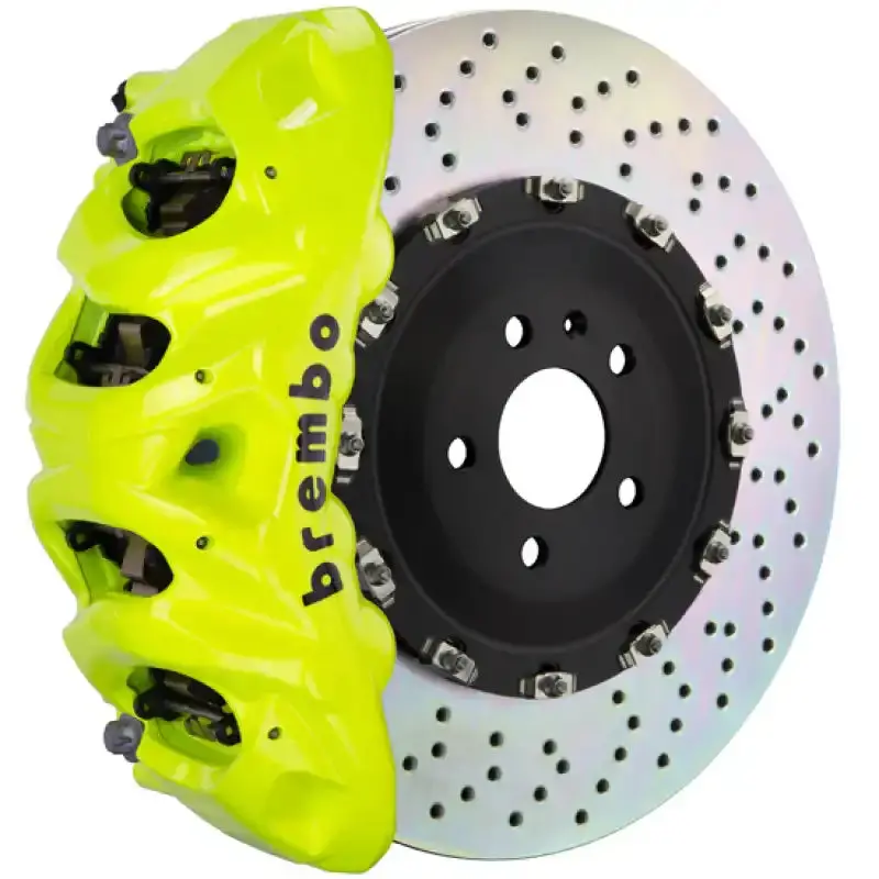 Brembo Front Two-Piece Drilled Rotors With 8-Piston Calipers For Mercedes-Benz G55 Amg 1