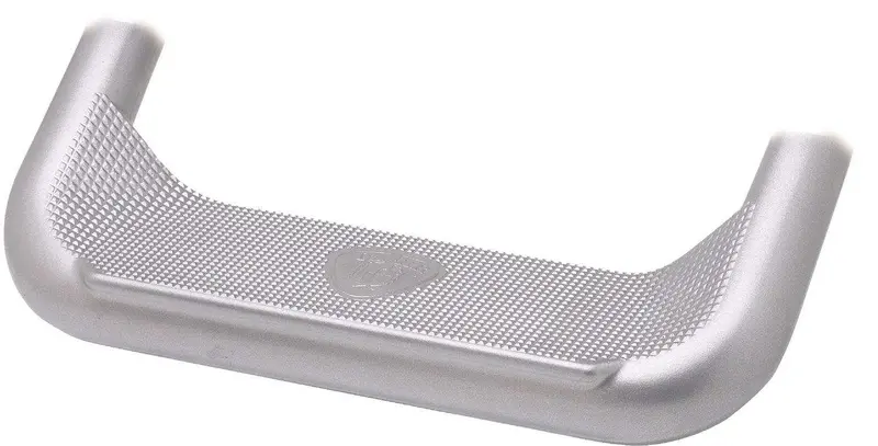 Carr Super Hoop Xp4 Side Steps – Titanium Silver Powder-Coated Assist Steps (Pair, Model 124874) 1