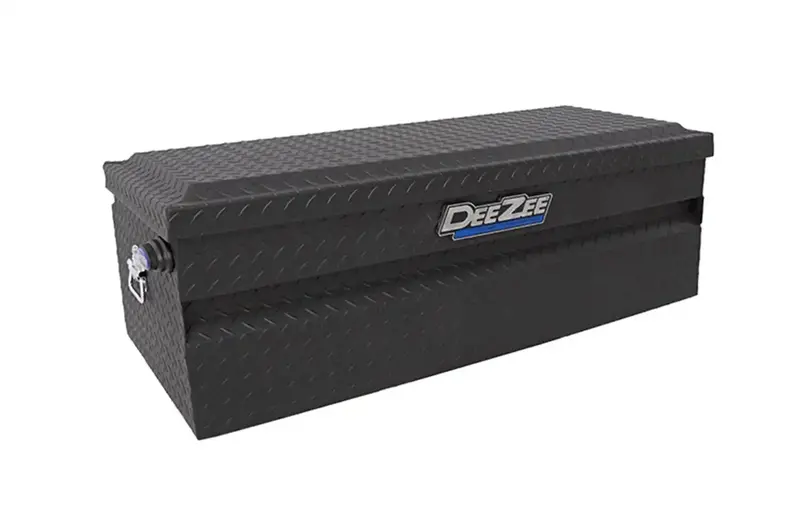 Dee Zee Blue Aluminum Tool Box – Under-Rail Chest Style With Secure Latching 1