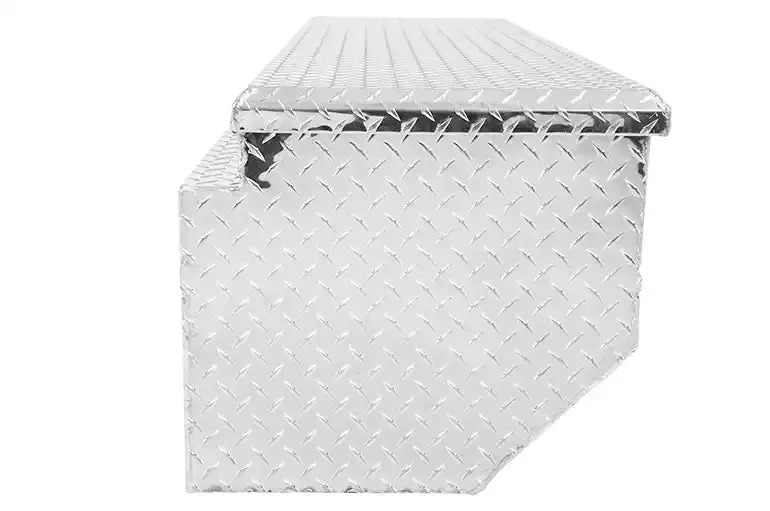 Dee Zee Red Aluminum Tool Box – Low-Profile Under-Rail Chest With Rust-Resistant Finish 1