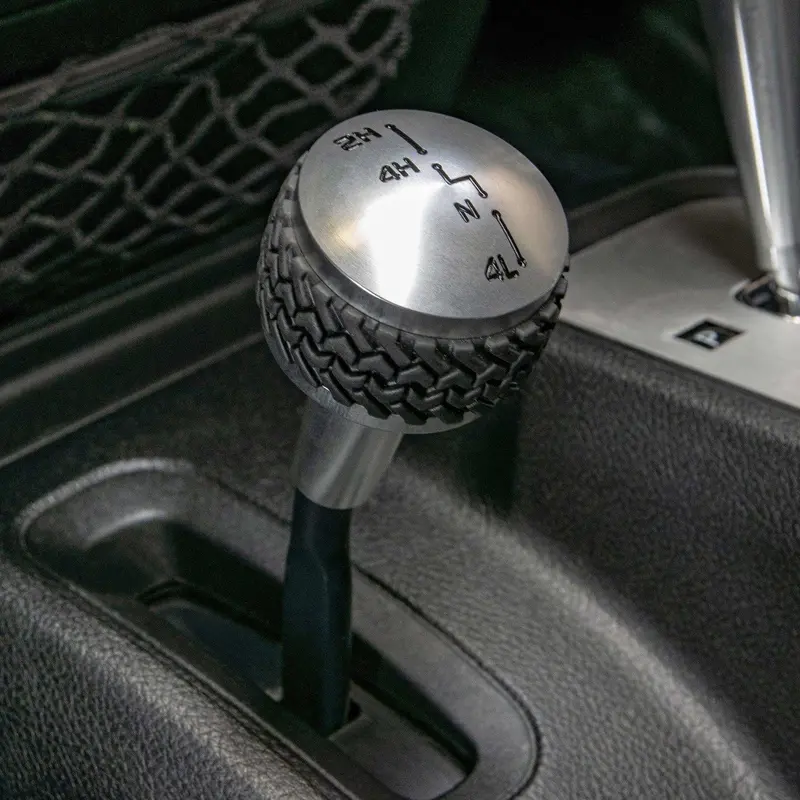 Dv8 Offroad Jeep Jk Shift Knob D-Jp-180011-Bl – Silver Anodized Aluminum (2007–2018) 1
