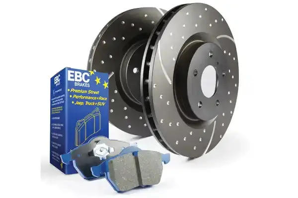 Ebc Brakes S6Kr1101 Gd Sport Rotors, Wide Slots For Cooling To Reduce Temps Preventing Brake Fade. 1