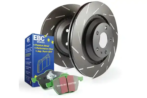 Ebc S2Kr1821 Slotted Brake Rotors – Precision-Cut For Quiet Operation & Enhanced Cooling 1