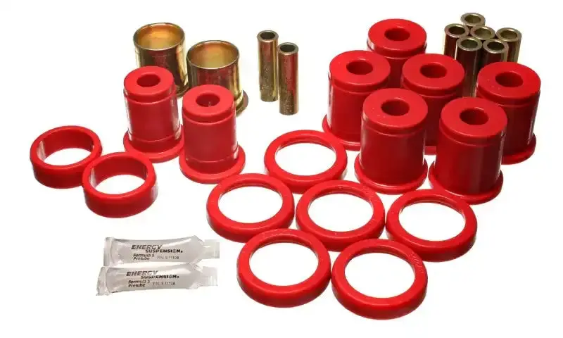 Energy Suspension Control Arm Bushings – High-Performance Red Polyurethane Upgrade 1