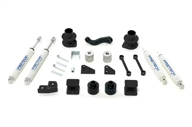 Fabtech K4037 Basic Lift System With Performance Shocks For 2007–2018 Jeep Jk 4Wd 1