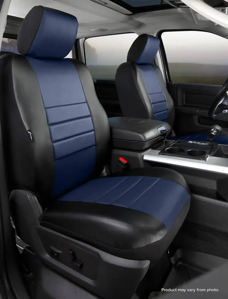 Fia Sl69-39 Blue Leatherlite Custom-Fit Front Seat Covers – Sl60 Series 1