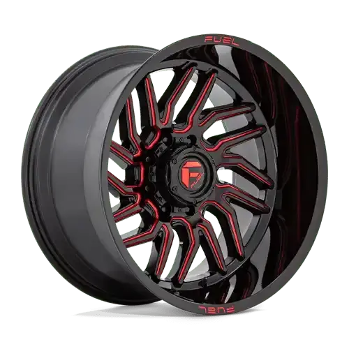 Fuel Off-Road D808 20X9 Inch Wheel – Gloss Black With Machined Face, 5X150 Bolt Pattern, +20Mm Offset 1