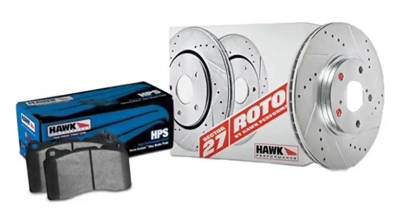 Hawk Sector 27 Rear Brake Kit – Includes Hps Performance Pads And Rotors (Hk5336.442F, Limited Availability) 1