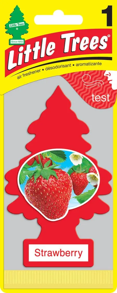 Little Trees Air Freshener Variety Pack – 24 Count Strawberry Scented Hanging Car Fresheners 1