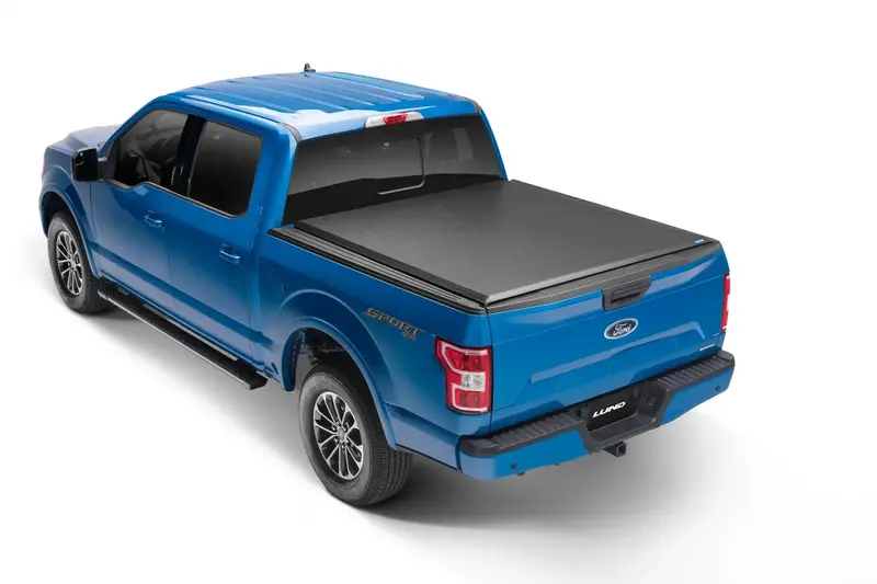 Lund 960113 - Genesis, Roll Up Tonneau Black Leather Look 1
