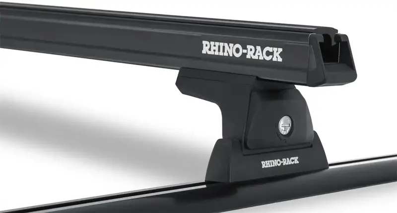 Rhino-Rack Ja8957 Rlt600 Heavy-Duty Black Roof Rack With Twin Load Bars & Track Mount System 1