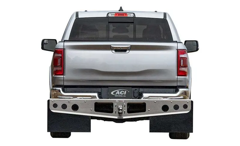 Rockstar A1010011 Aluminum-Frame Hitch-Mount Mud Flap System With Stabilizer Plate 1