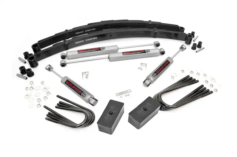 Rough Country 2-Inch Suspension Lift Kit With Premium Twin-Tube Shocks – Model 14030 1