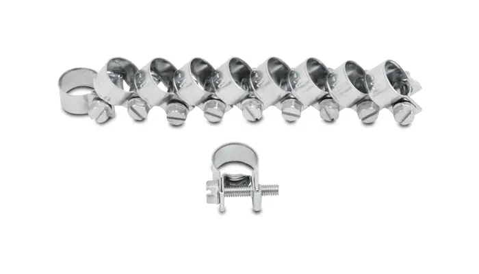 Vibrant Performance Fuel Injector-Style Mini Hose Clamp – 15Mm To 17Mm (10-Pack) 1