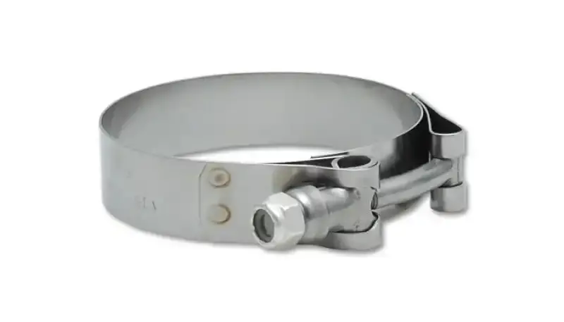 Vibrant Stainless Steel T-Bolt Clamps – 5.3–5.6" Od, Designed For 5" Id Couplers 1